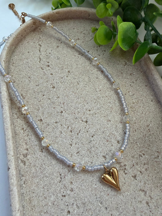 Silver Love Necklace