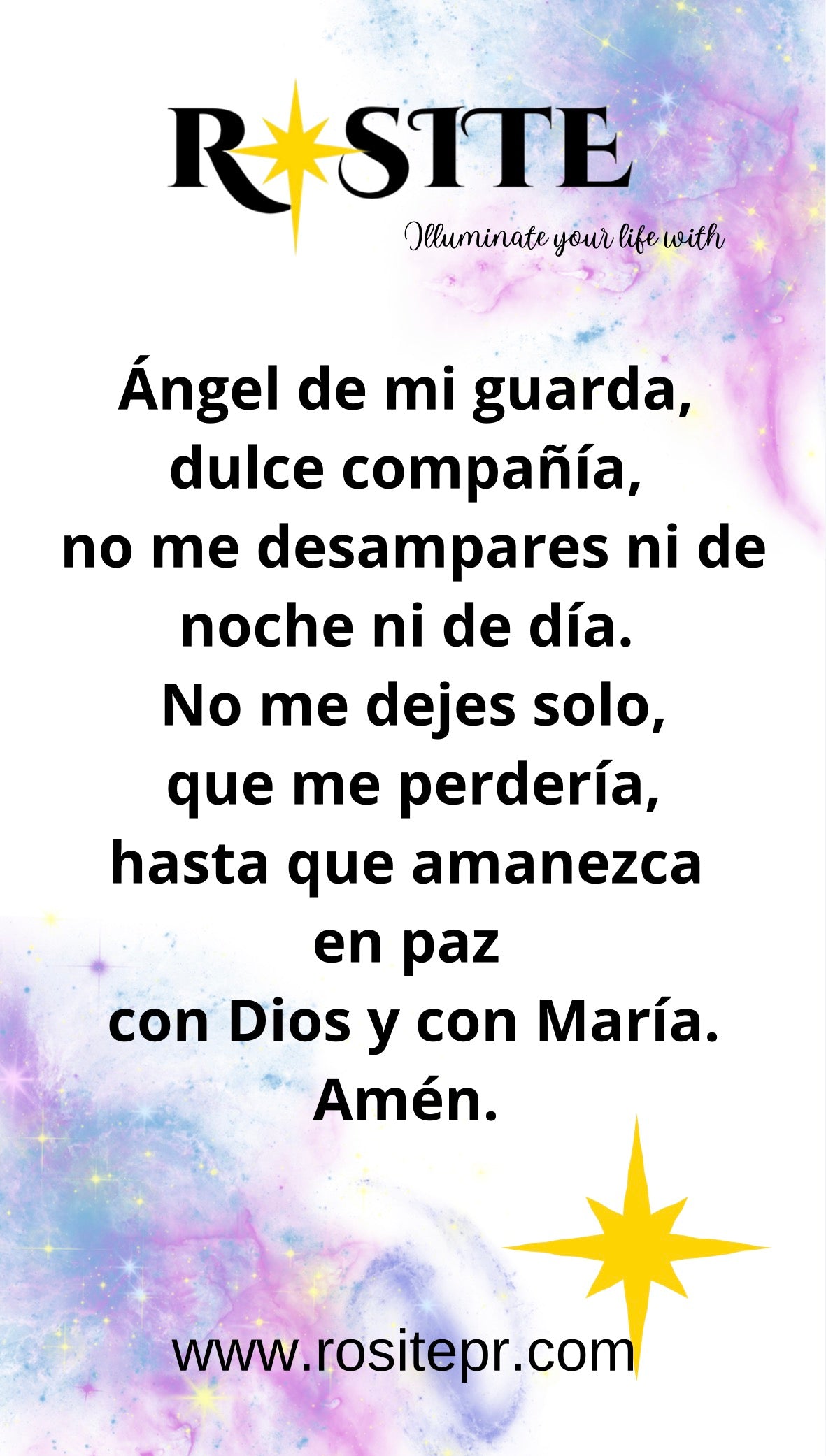 Ángel de mi guarda